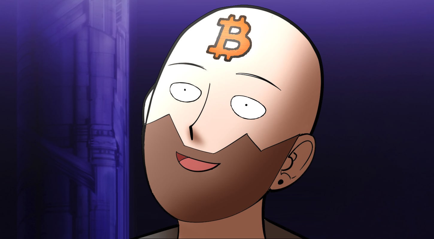 hombre con más bitcoins