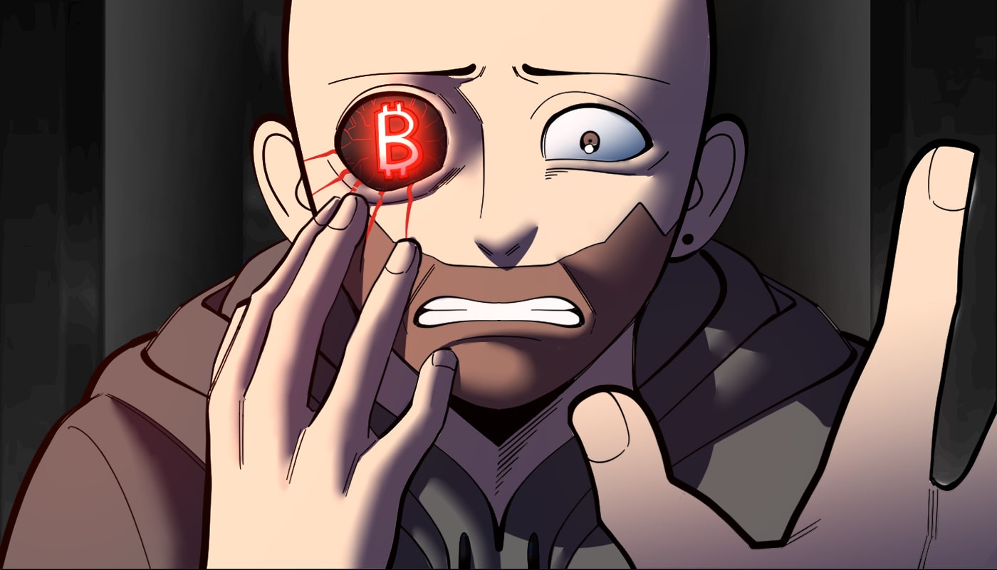 persona en alerta por bitcoin