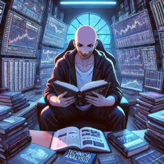 persona leyendo libros de trading