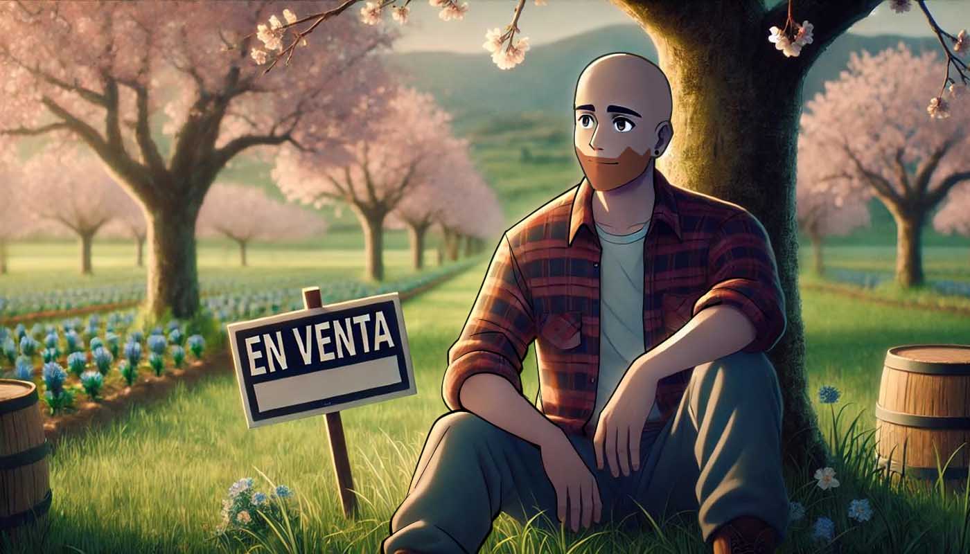 hombre propietario de tierra agricola