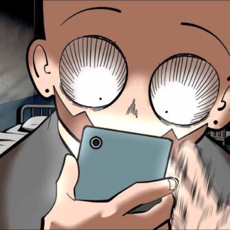 persona con adiccion al movil