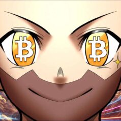 persona feliz por subida de bitcoin