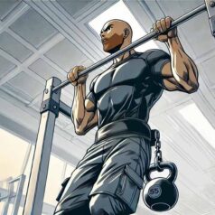 persona entrenando calistenia con lastre