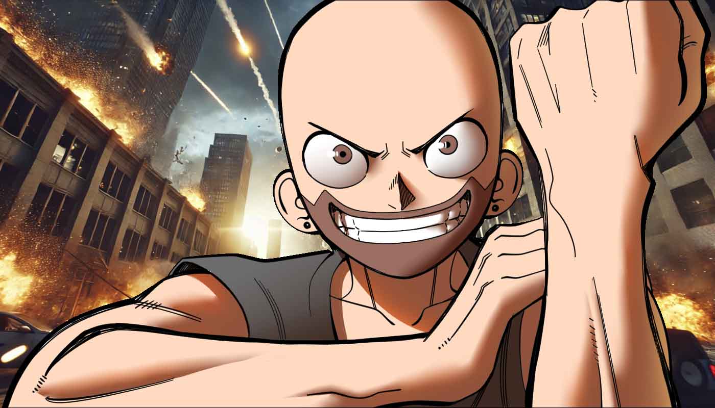 hombre con fuerza explosiva