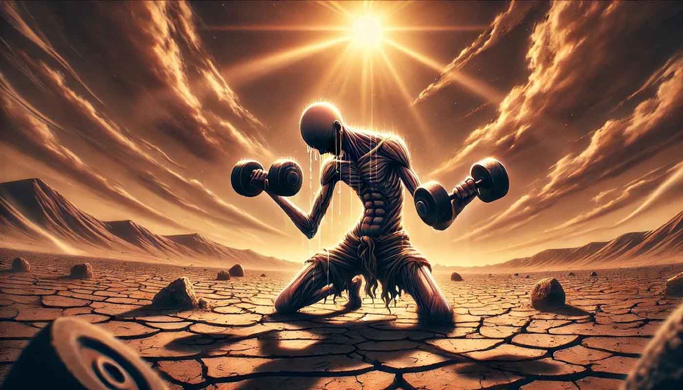 persona en ayunas sin perder musculo
