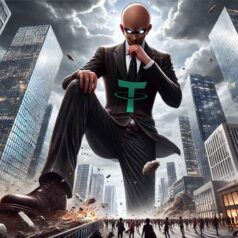 gigante tether en caida