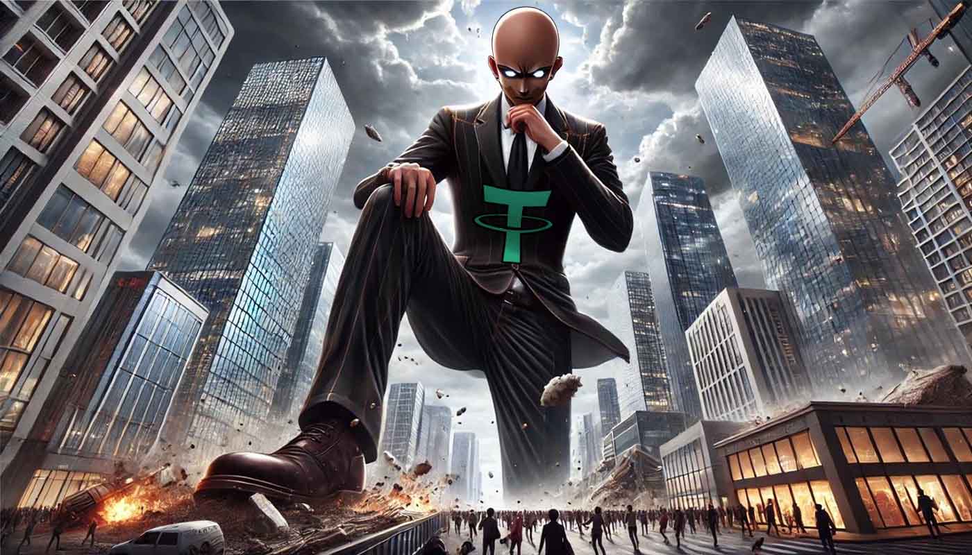 gigante tether en caida