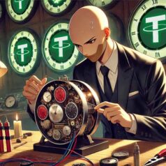 persona manipula criptomoneda tether usdt