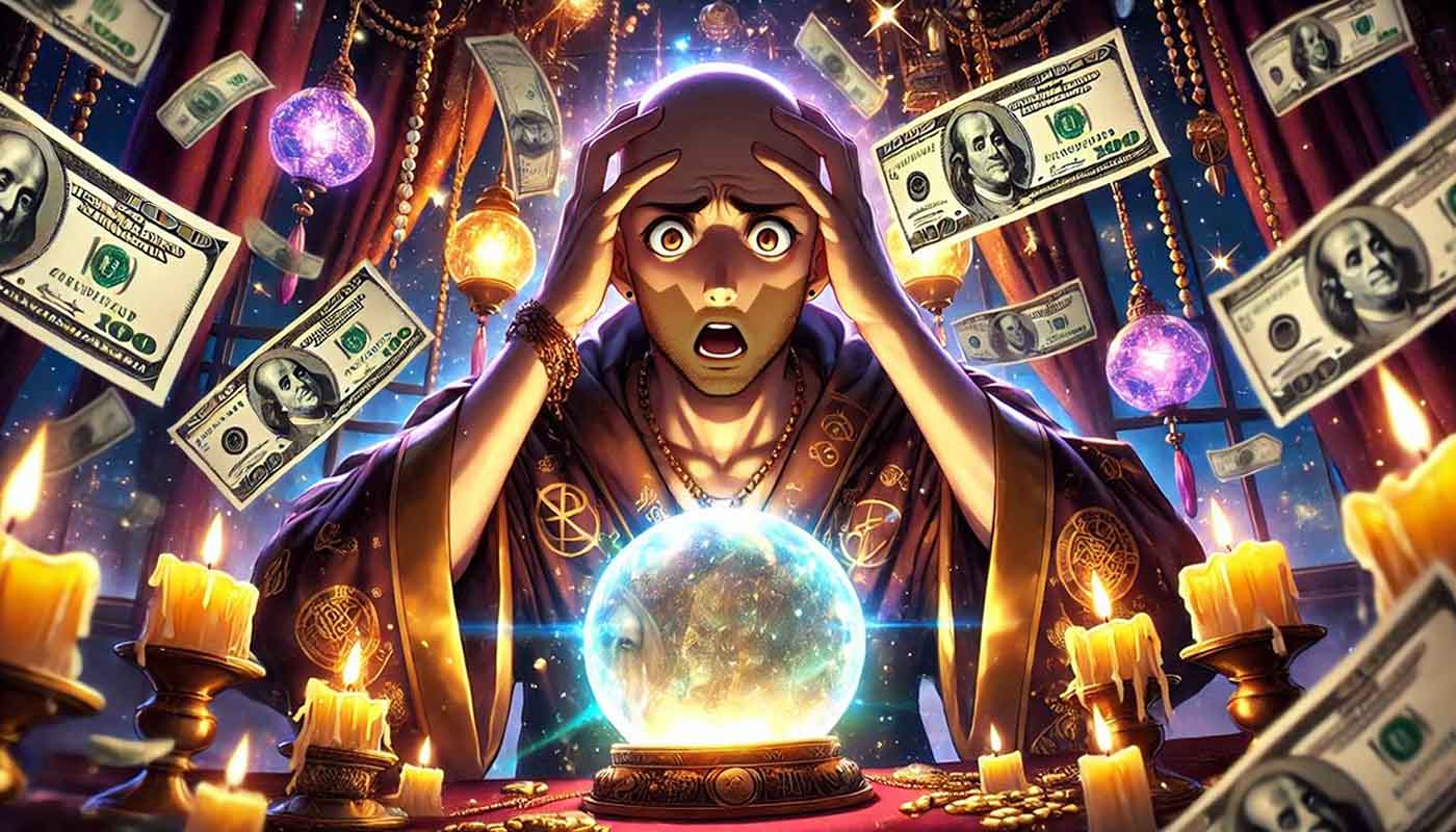 persona predice mercado alcista o bajista