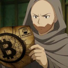 persona cuestiona bitcoin y monero