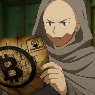 persona cuestiona bitcoin y monero