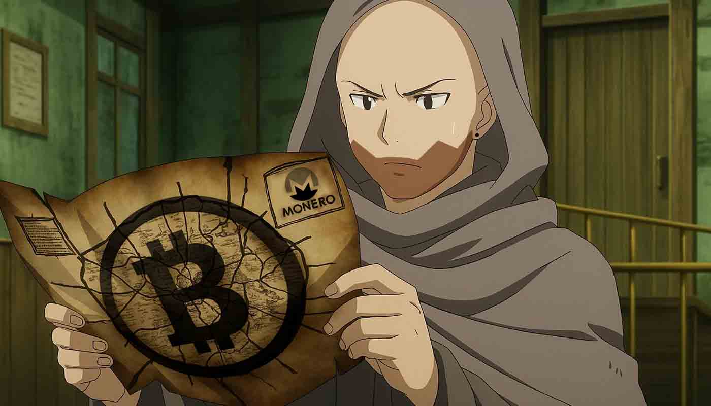 persona cuestiona bitcoin y monero
